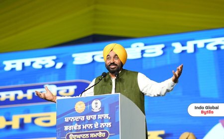 CM Bhagwant Singh Mann Slams Opposition, Recalls Bhagat Singh’s Vision and Farmers’ Sacrifice