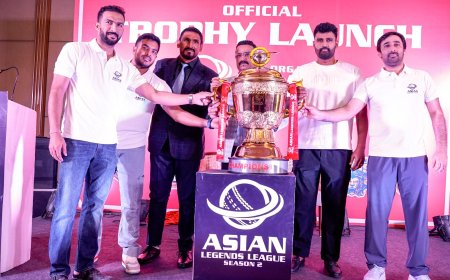 Asian Legends League unveils trophy; Season 2 to kick off from June 2