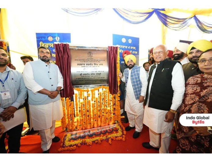 Bhagwant Singh Mann lays foundation for 300 km new roads, announces major infra push across Punjab