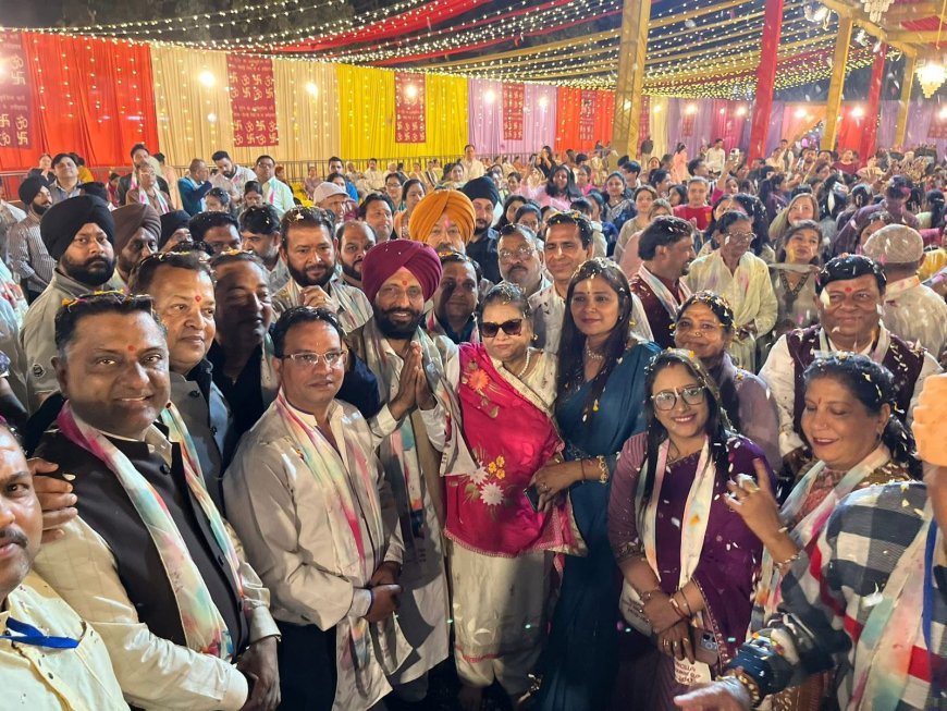 Holi Celebrated with Great Enthusiasm in Sector 39 Under Nidhi Gupta’s Leadership