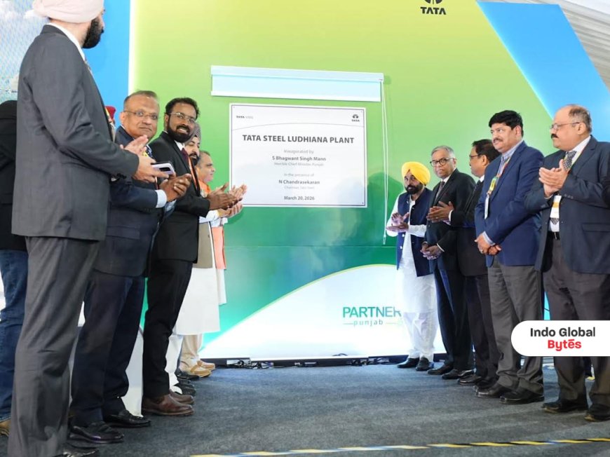 Tata Steel Launches India’s Second-Largest Plant in Punjab, Bhagwant Singh Mann Highlights Major Job Boost